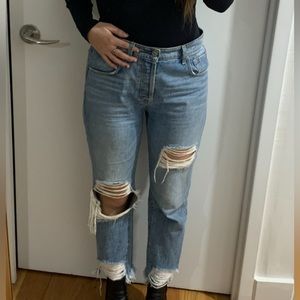 7 for all mankind distressed jeans